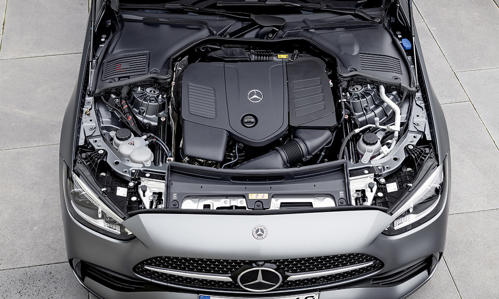 Новый Mercedes-Benz C-Class W206 2022 Мерседес С-класса седан мотор